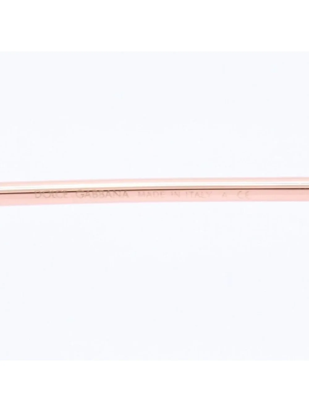 Dolce & Gabbana Sunglasses Pink Lens Gold Temple Eyewear